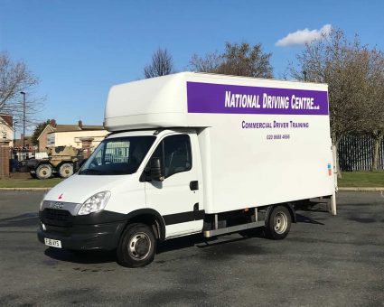 7.5 tonne lorry with National Driving Centre signage